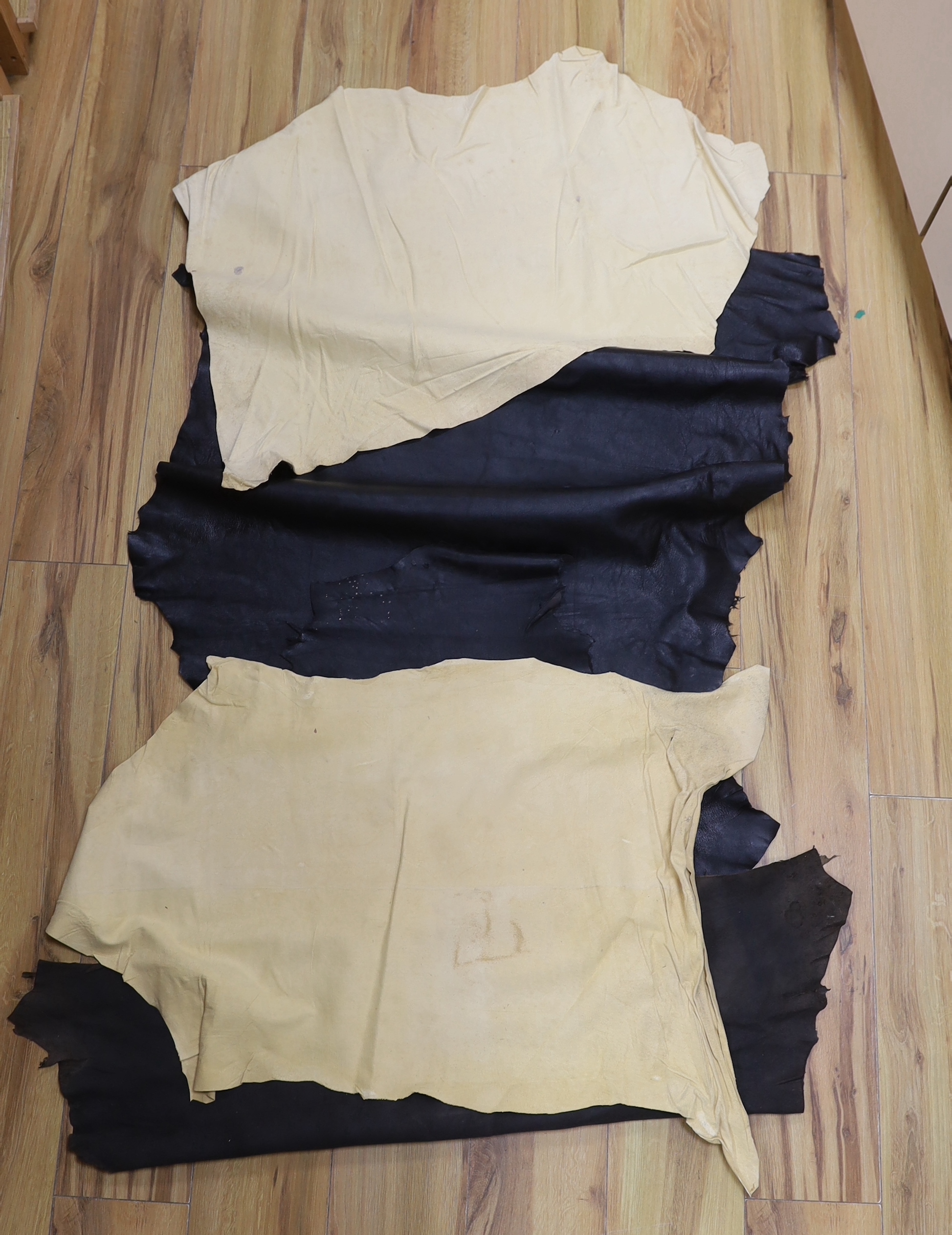 A quantity of chamois leather